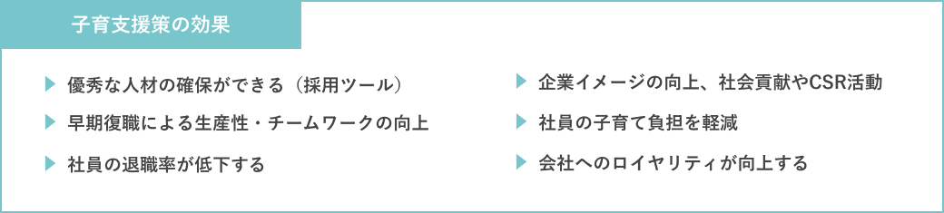子育支援策の効果